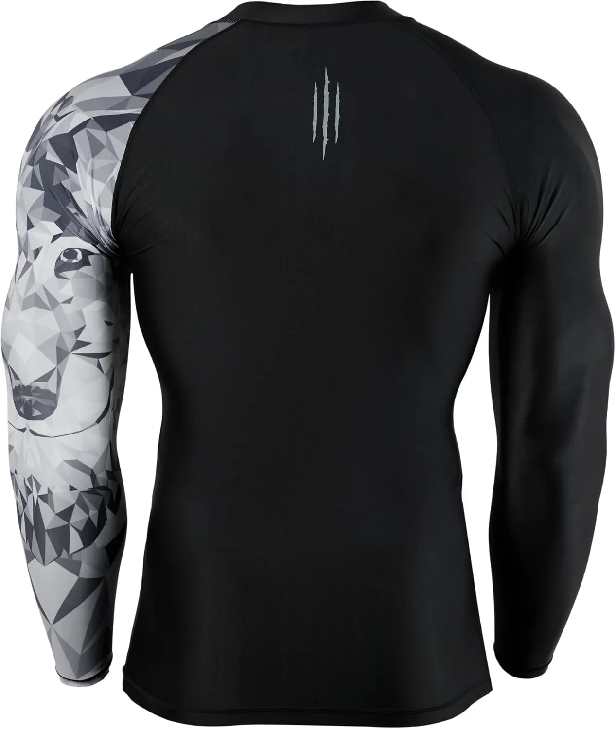 ADOREISM Men's Long Sleeve Zip Rash Guard UPF 50  UV Sun Protection Quick Dry Swim Shirts for Fishing Hiking Surfing