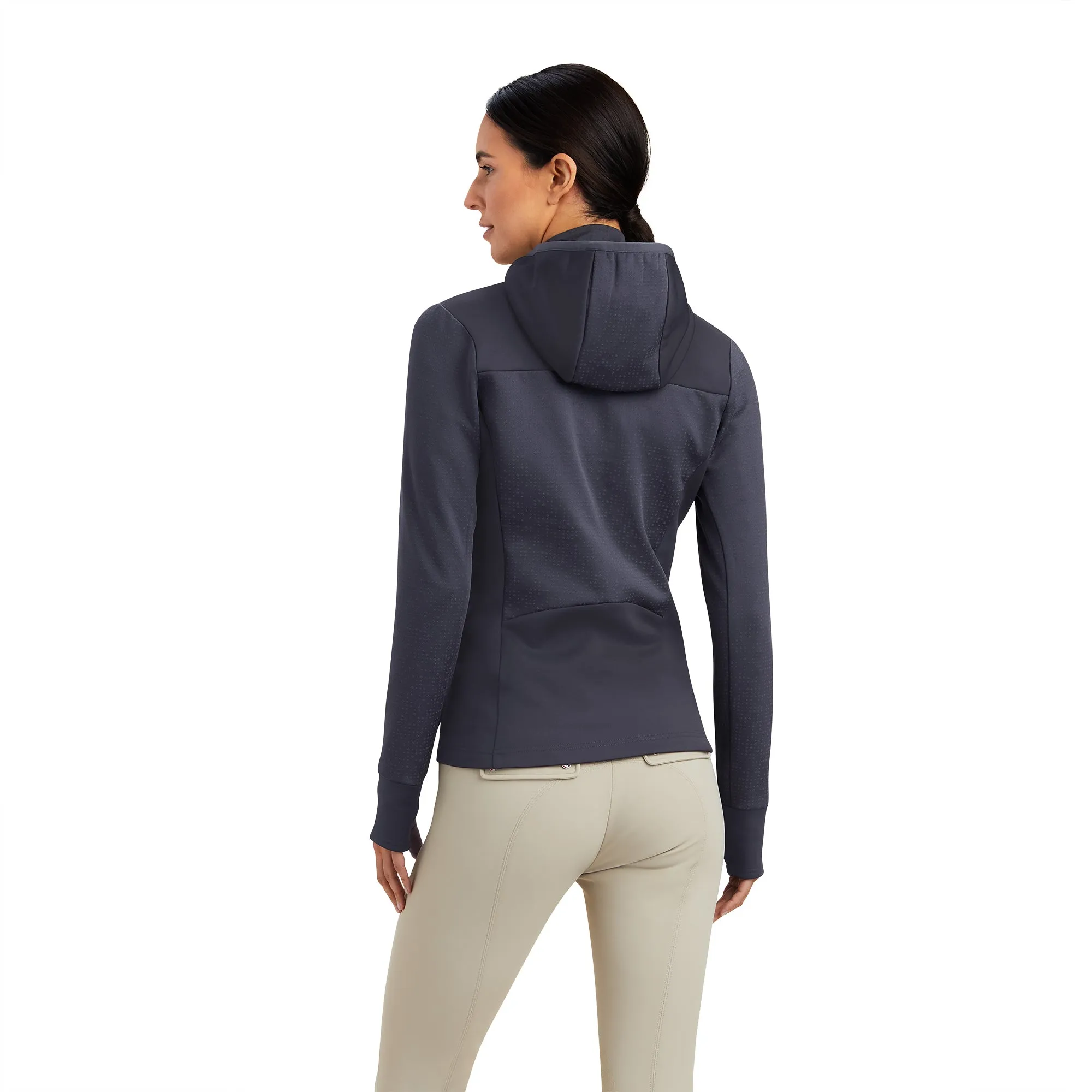 Ariat® Ladies Lumina Full Zip Ebony Sweatshirt 10041387