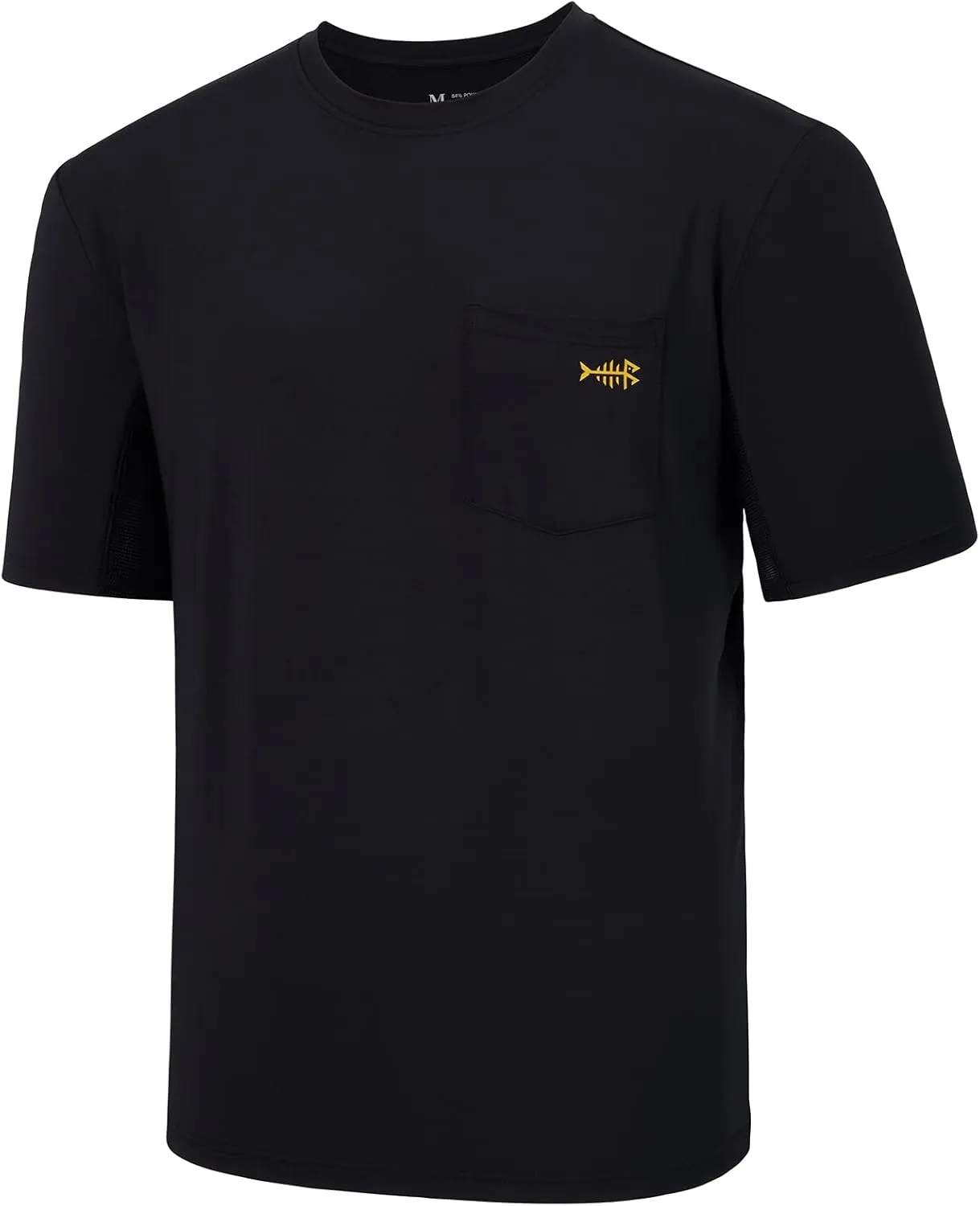 BASSDASH Mens UPF 50  Performance Short Sleeve Pocket T-Shirt UV Sun Protection Fishing Hiking Kayaking Sports Shirts