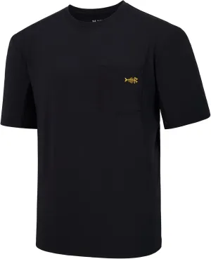 BASSDASH Mens UPF 50  Performance Short Sleeve Pocket T-Shirt UV Sun Protection Fishing Hiking Kayaking Sports Shirts