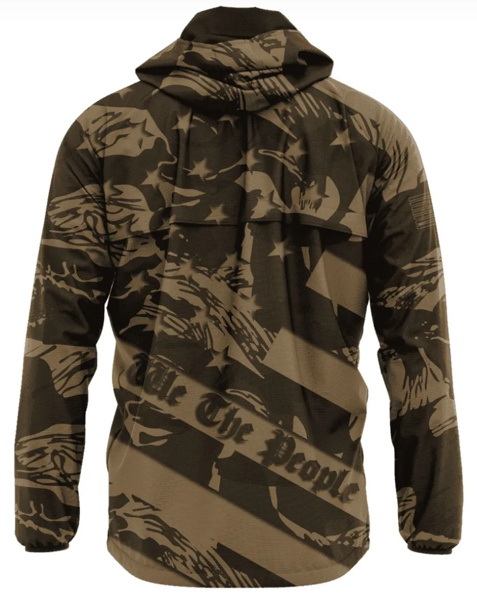 Brushstroke We The People - Rain Jacket
