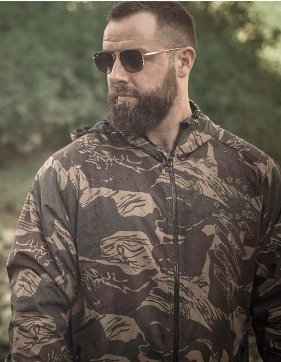 Brushstroke We The People - Rain Jacket