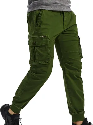 Cargo Pants for Men Chino Combat Sweatpants Mens Hiking Sports Tapered Joggers Manly Tactical Pants Multic Pockets