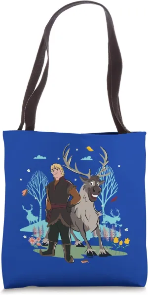 Disney Frozen 2 Kristoff & Sven Forest Shot Tote Bag