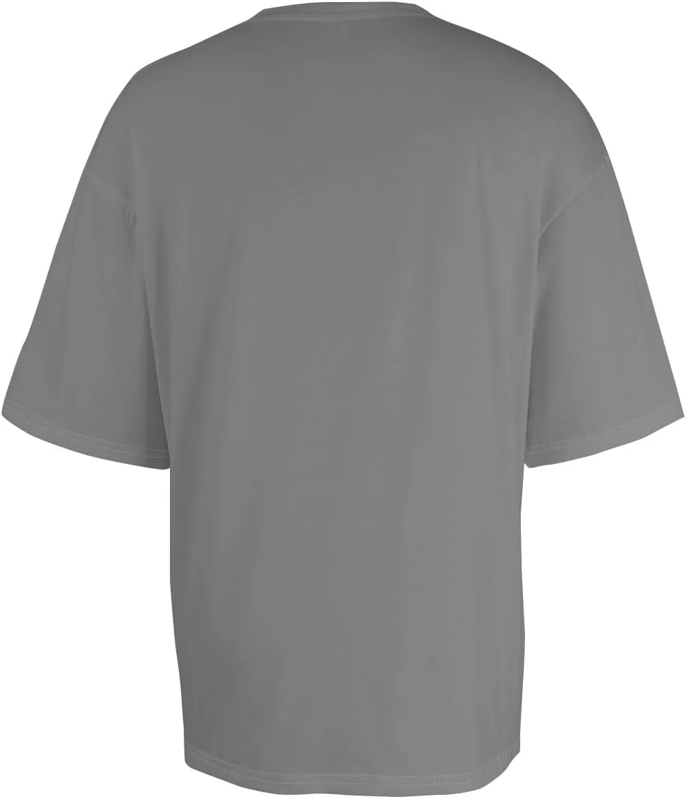 Drop Shoulder Tshirt Men 2025 Summer Casual Short Sleeve Crew Neck Shirt Dry Fit Basic Tops Gym Shirts Men Oversized