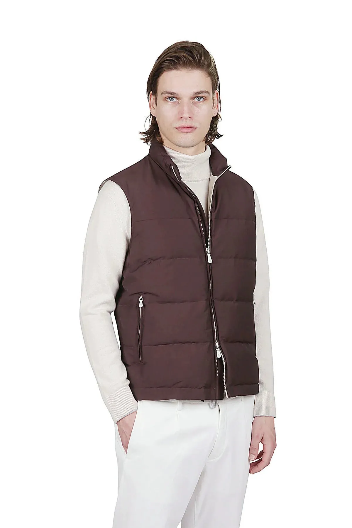 Full Zip Standing Collar vest