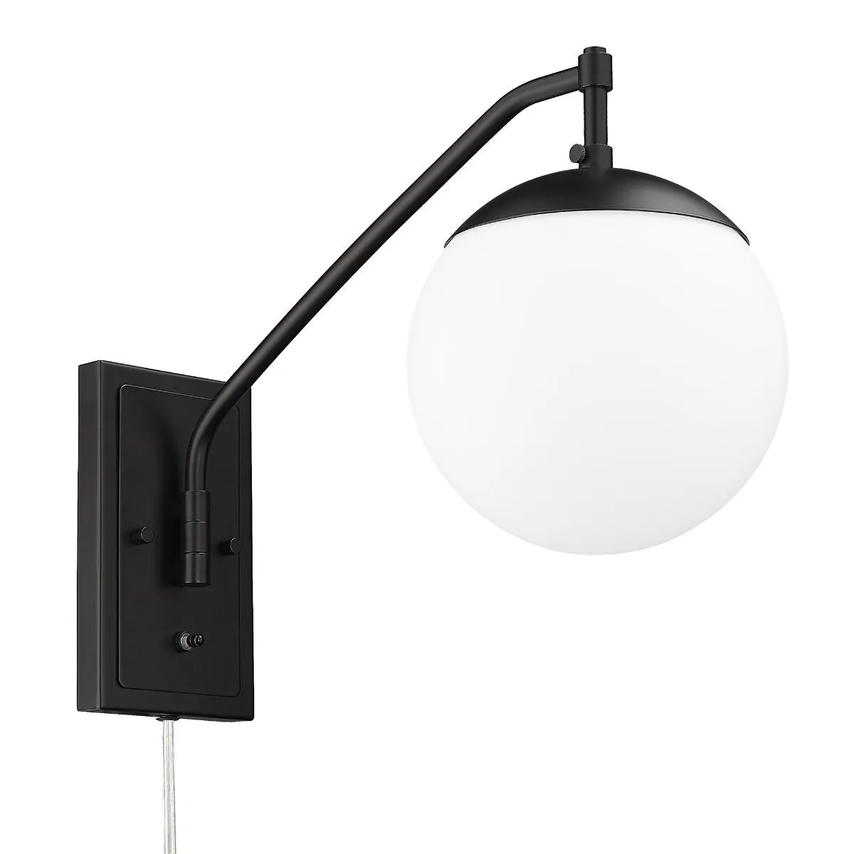 Glenn 13 in. Articulating Wall Sconce Matte Black Finish