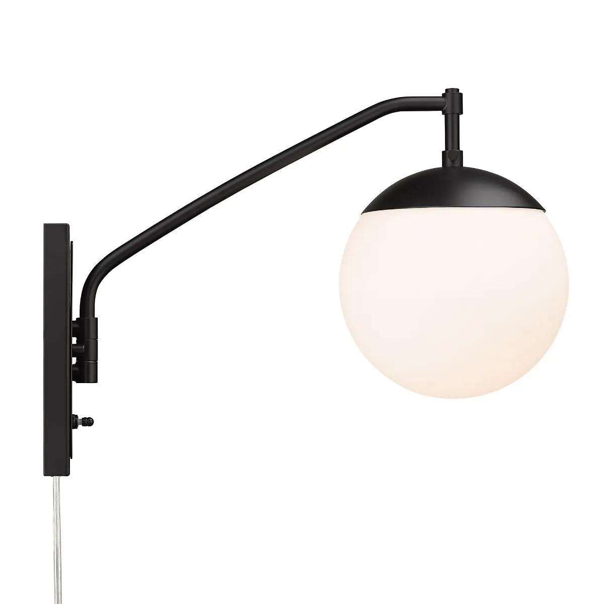 Glenn 13 in. Articulating Wall Sconce Matte Black Finish