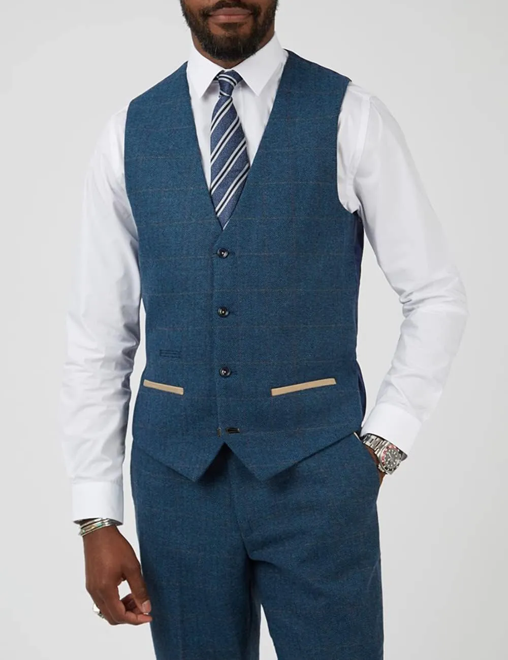 Herringbone Tweed Men's Business Suits Set Regular Fit 3 Pieces Blazer Vest Pants for Wedding Grooms Warm and Elegantms