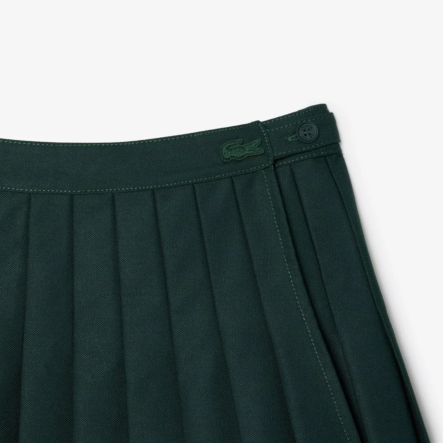 Lacoste Women's Pleated Twill Skirt