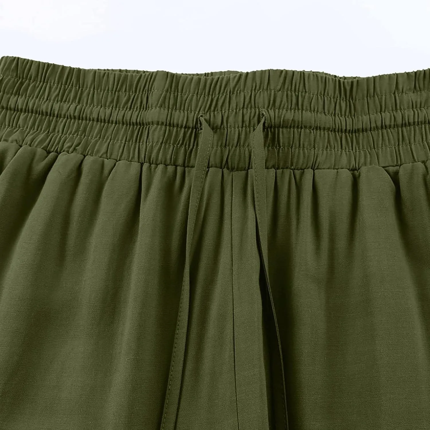 LCMTWX Flowy Pants for Women Solid Cotton and Pants with Pocket Long Pants with Pockets Pull On Pants for Women Womans