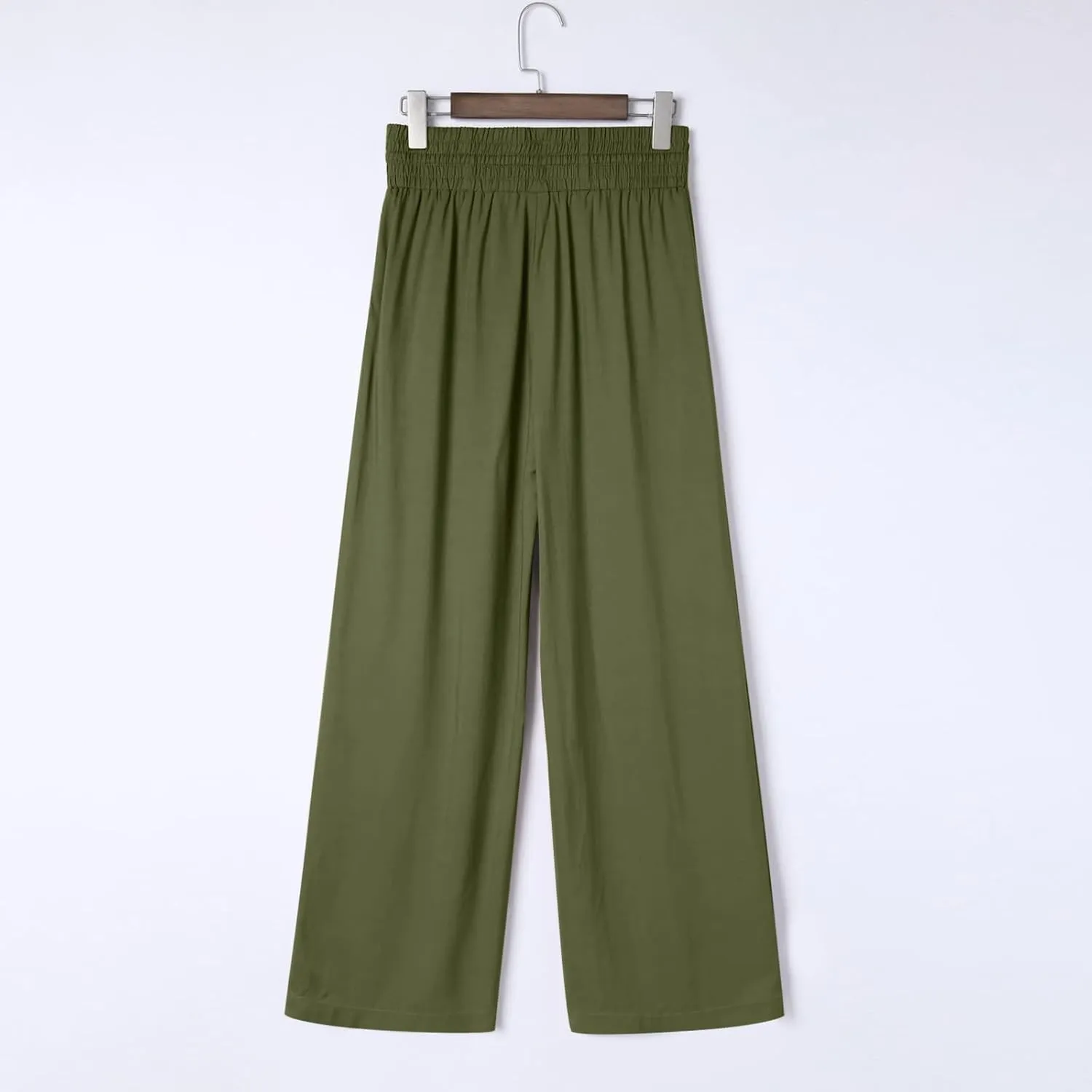 LCMTWX Flowy Pants for Women Solid Cotton and Pants with Pocket Long Pants with Pockets Pull On Pants for Women Womans