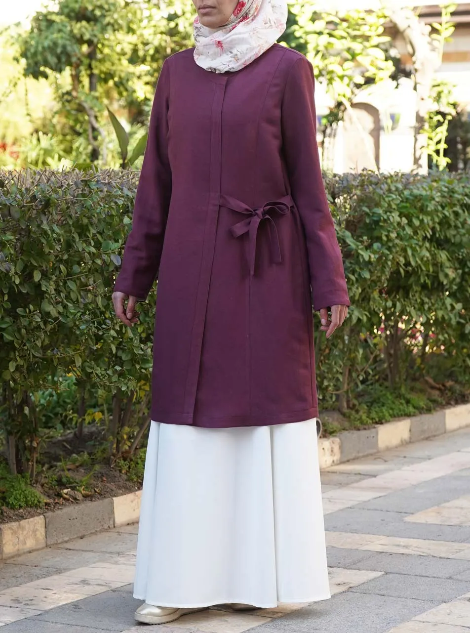 Linen Crossover Tied Top