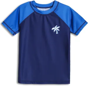 maamgic Boys' UPF 50  Long Sleeve Rashguard Kids UV Sun Protection Swim Shirts Toddler Athletic Swimwear Surf Tops Quick Dry