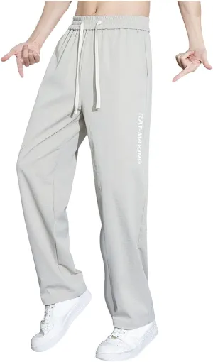 Mens Casual Joggers Pants Drawstring Pants Outdoor Sweatpants,Quick Dry Pull-On Stretch Athletic Hiking Pant Trousers