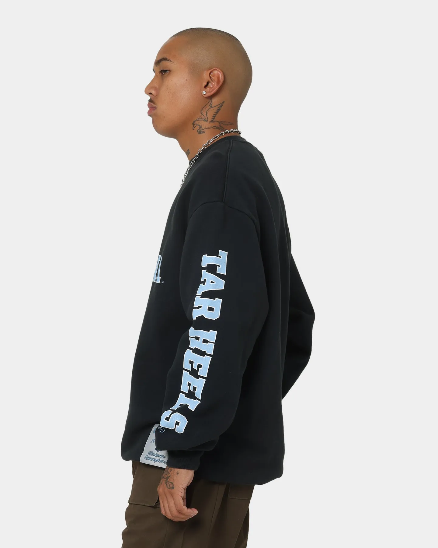Mitchell & Ness North Carolina Vintage Crewneck Faded Black
