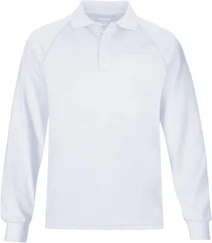 MOHEEN Men's Pique Polo Shirts Dry Fit UPF 50  Long Sleeve Golf Shirt Big and Tall M-6XL