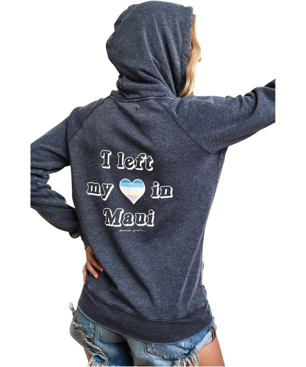 My Heart In Maui Zip Hoodie