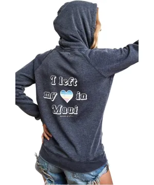 My Heart In Maui Zip Hoodie