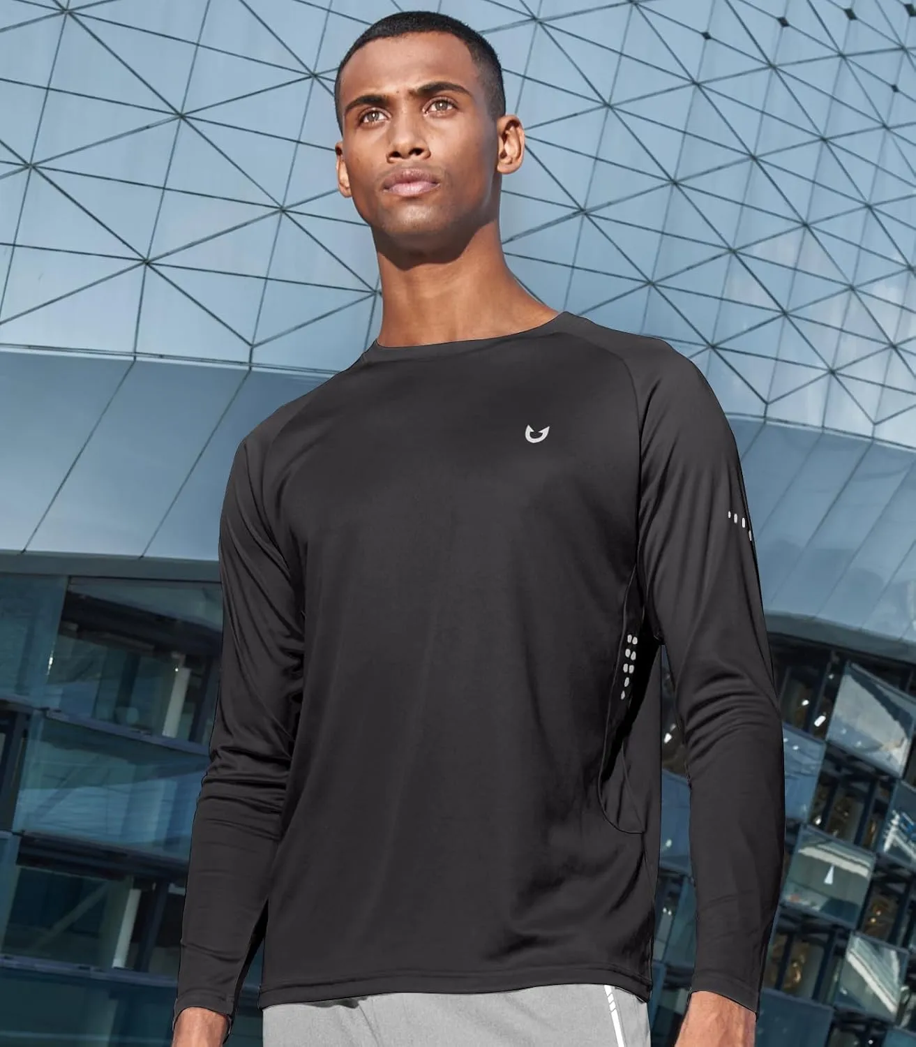 NORTHYARD Men's Sun Protection UPF 50  Shirts Long Sleeve Swim Rash Guard Shirt Workout Running Athletic Gym UV Fish Hiking