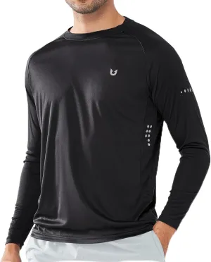NORTHYARD Men's Sun Protection UPF 50  Shirts Long Sleeve Swim Rash Guard Shirt Workout Running Athletic Gym UV Fish Hiking