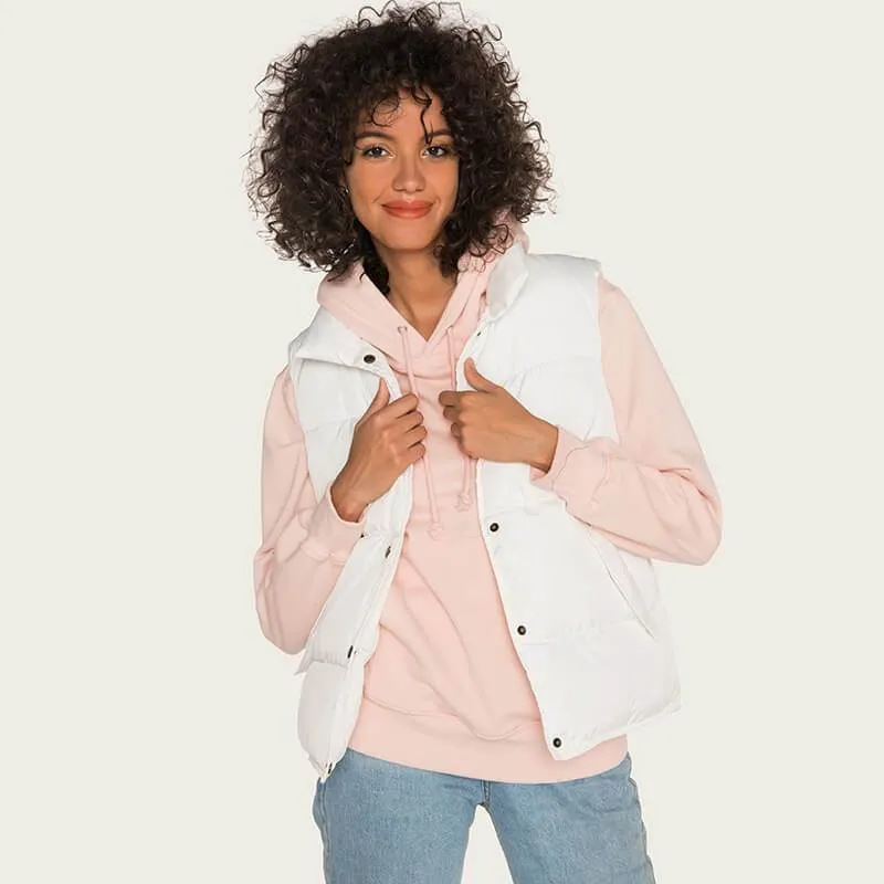 Petite Mock Neck Gilet