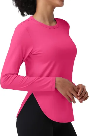Pioneer Camp Women's Sun Shirts Long Sleeve SPF UPF 50  UV Protection Tops Lightweight Quick Dry for Hiking Running Workout