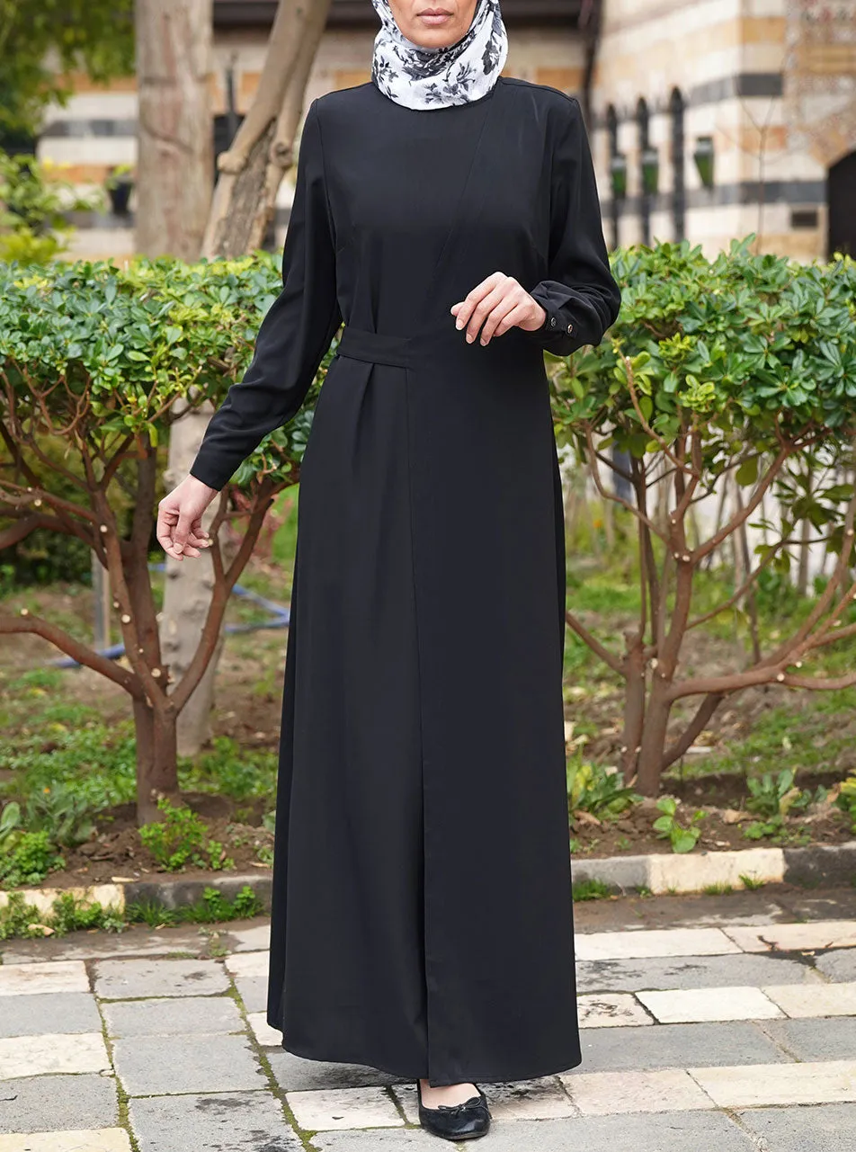 Rear Tied Crossover Abaya