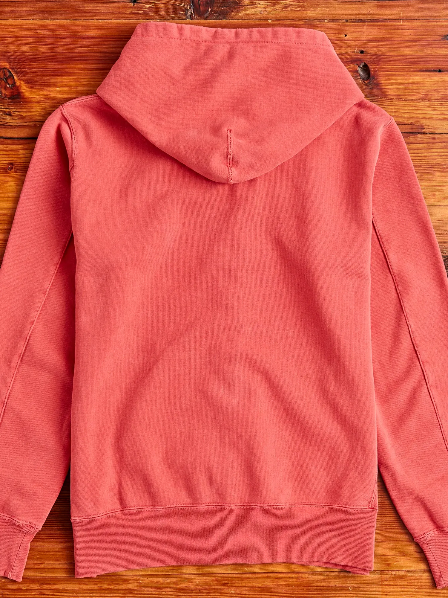 Special Finish Zip Hoodie in Red