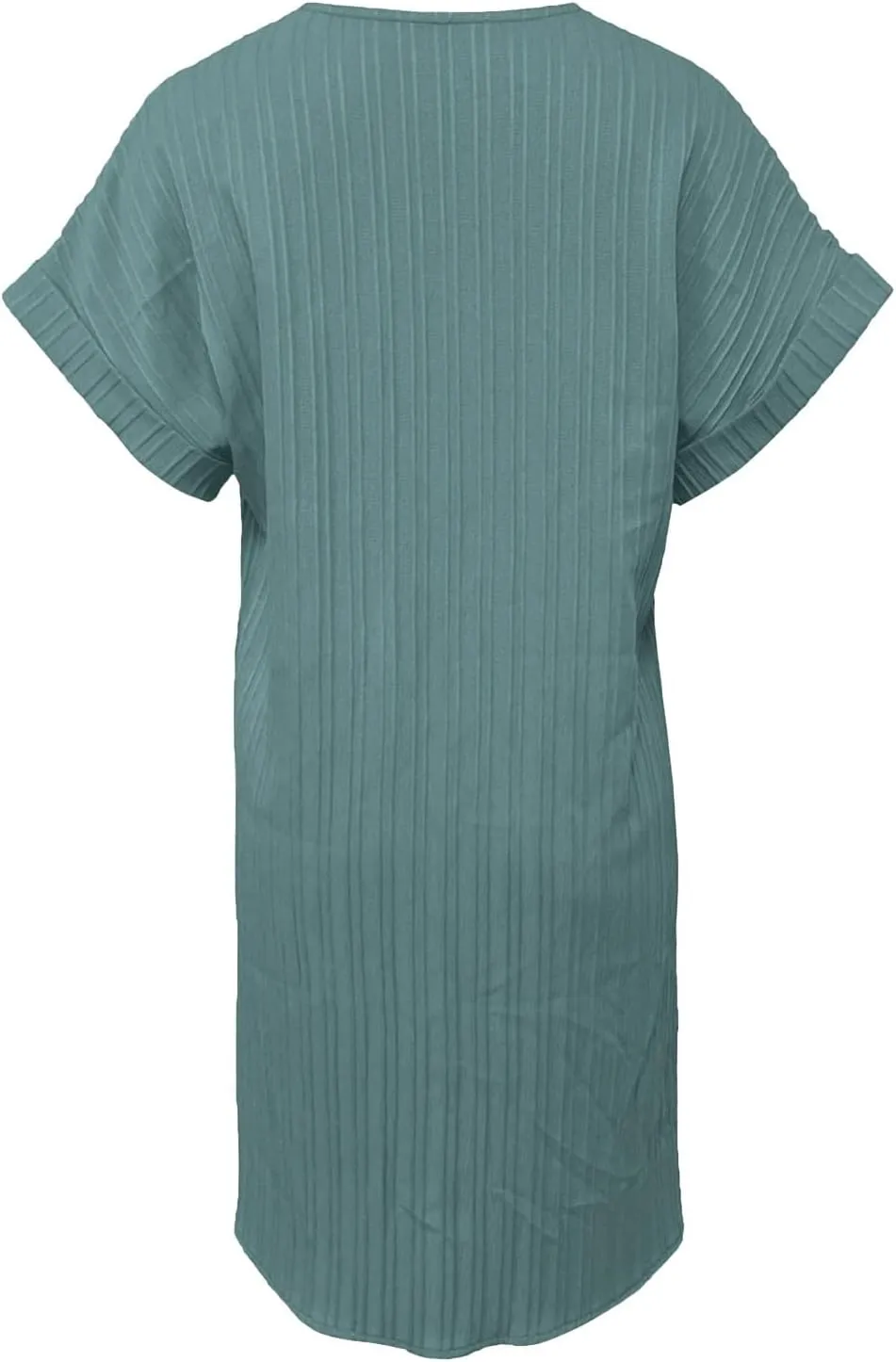 Spring Dresses for Women, Womens Cotton Shirt Dress Summer Casual Short Sleeve Button Down Beach Cover Up Shirts with Pockets