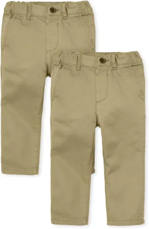 The Children's Place Baby Boys' and Toddler Stretch Skinny Chino Pants