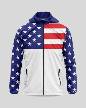 USA Flag - Rain Jacket