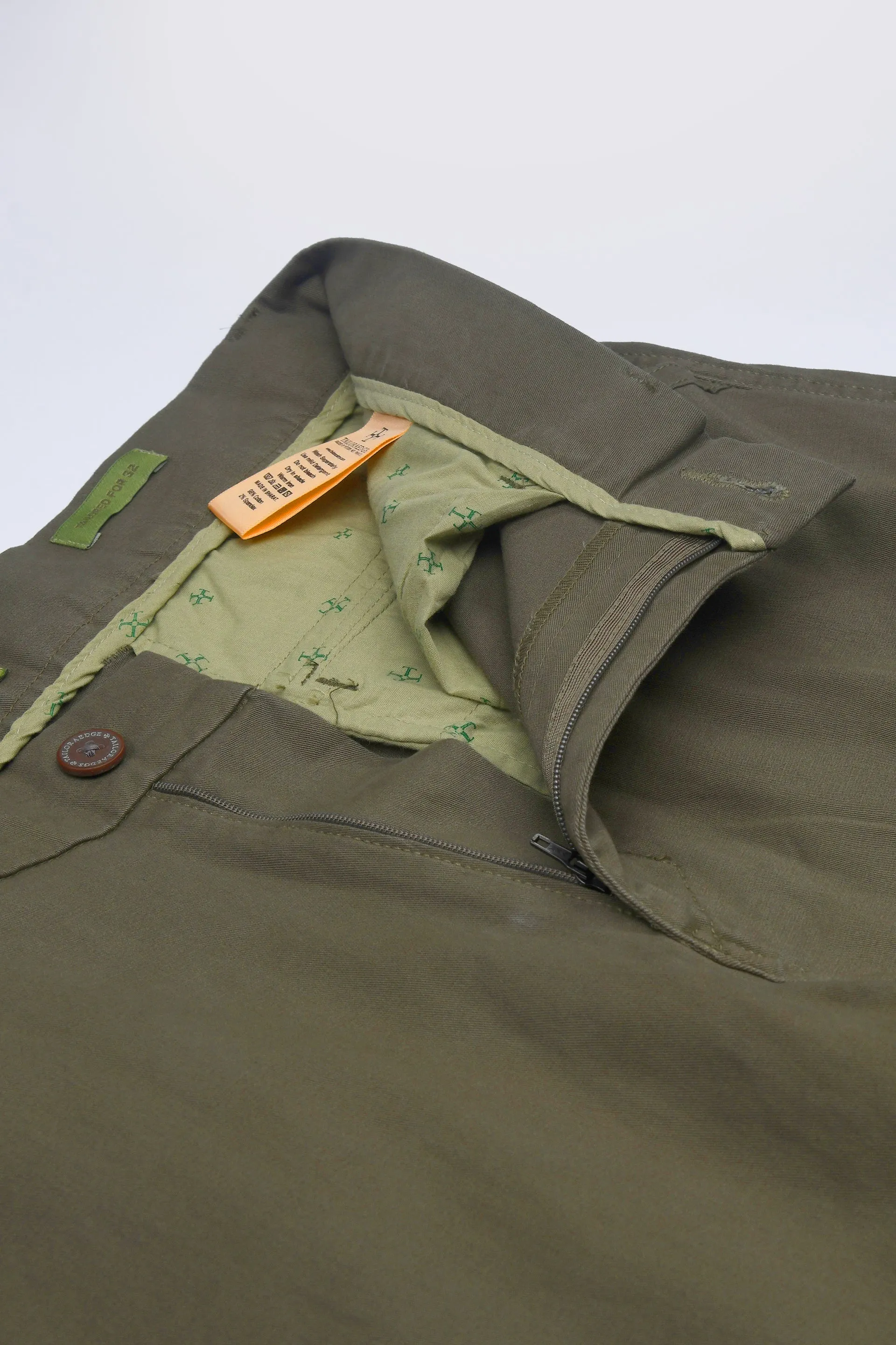 UTILITY ZIP CARGO PANTS IN OLIVE