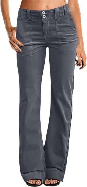 Wide Leg Pants for Women, Wide Leg Straight Oversized Pants High Waisted