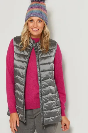 WINTER SKYLINE PADDED ZIP UP VEST