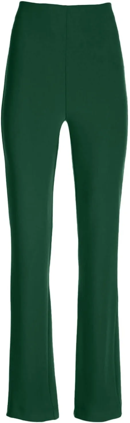 Women High Waist Pull-On Dress Pants Tummy Control Yoga Legging Trousers Business Casual Office Suit Pants for Work