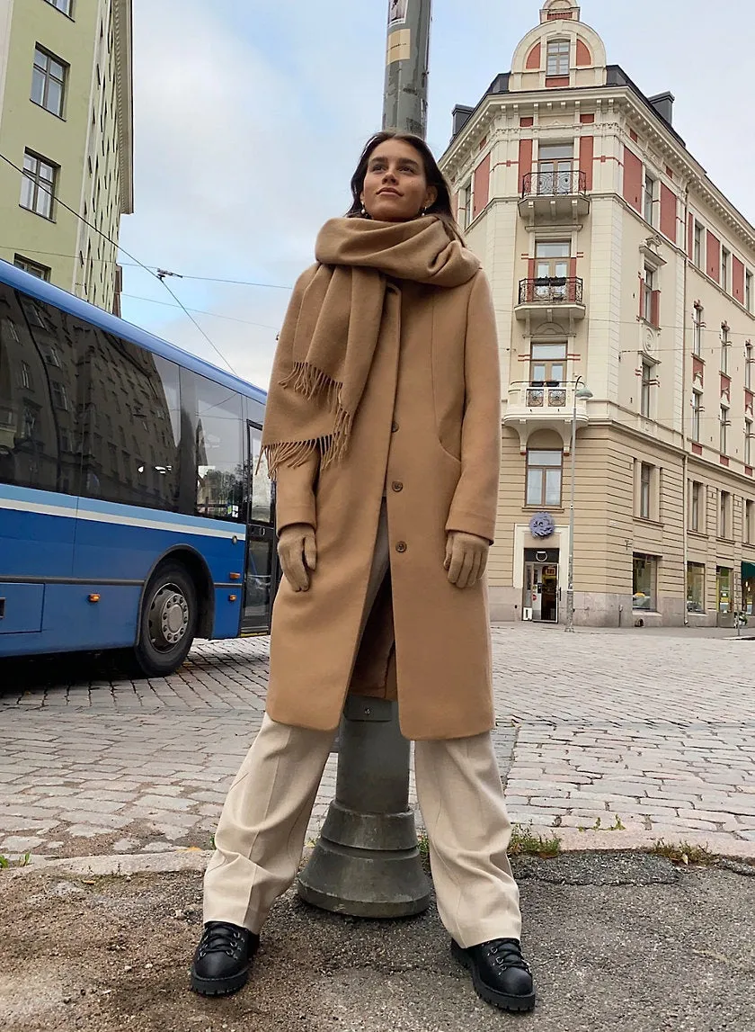 Women Wool Long Coat