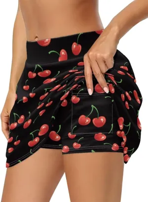 Womens High Waisted Tennis Skirt with Inner Shorts Lightweight Athletic Golf Outfits Pickleball Workout Skorts 2025