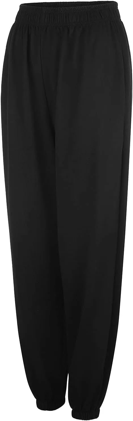 Womens Linen Summer Striped Pants Elastic Waisted Baggy Stretchy Plus Size Pants Office
