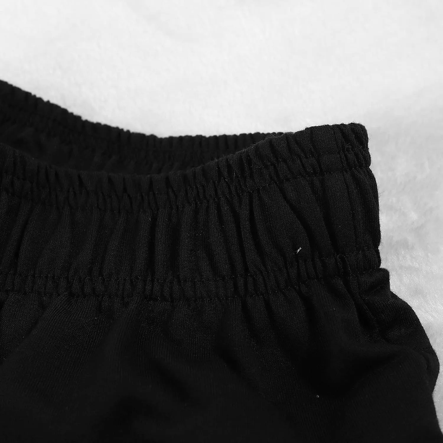 Womens Linen Summer Striped Pants Elastic Waisted Baggy Stretchy Plus Size Pants Office