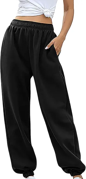 Womens Linen Summer Striped Pants Elastic Waisted Baggy Stretchy Plus Size Pants Office