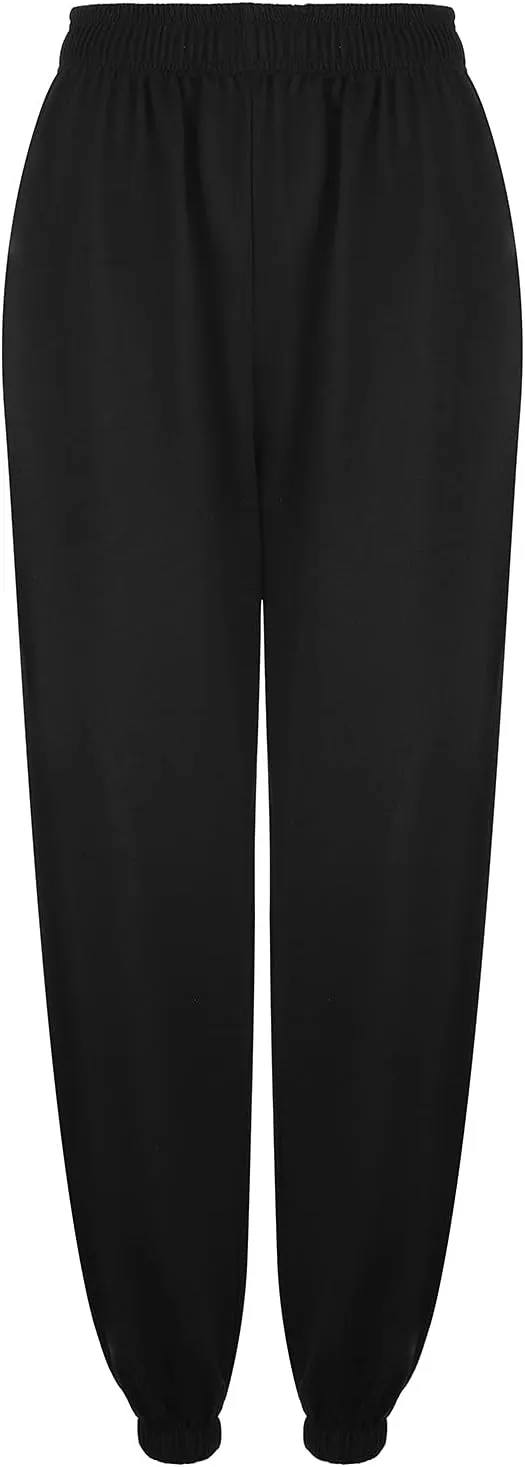 Womens Linen Summer Striped Pants Elastic Waisted Baggy Stretchy Plus Size Pants Office