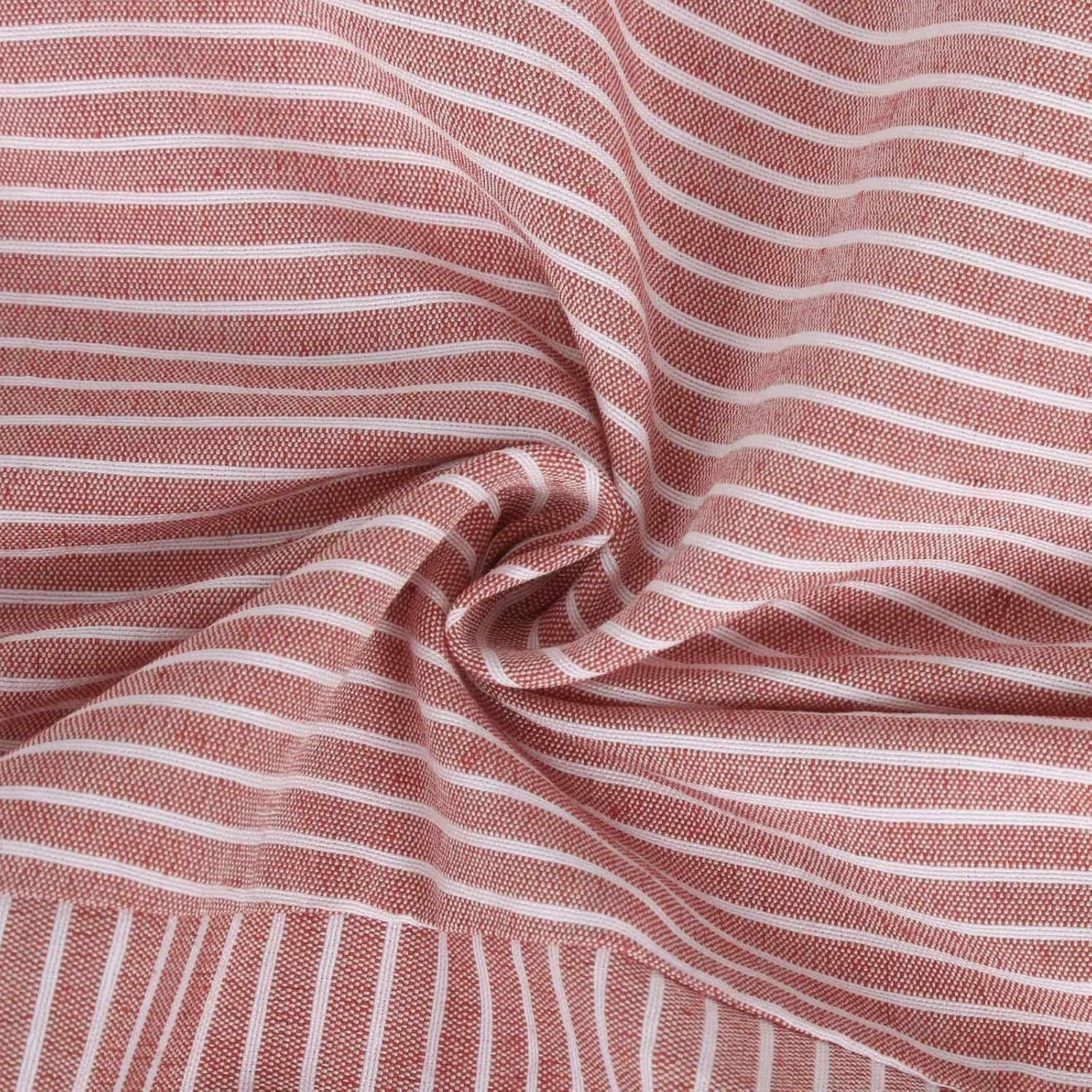 Womens Striped Side Button Pant Stretch High Waist Straight Leg Pant Loose Casual Aesthetic Retro Trouser with Pocket