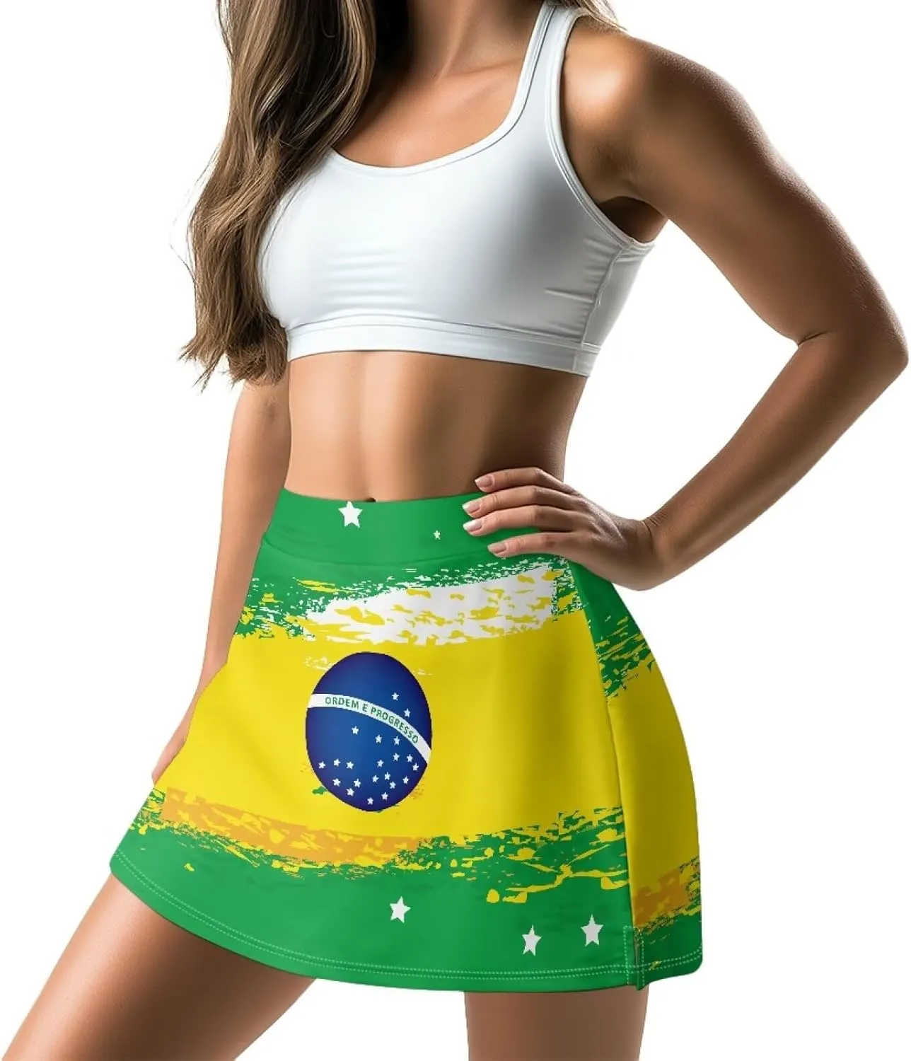 Womens Tennis Skirt High Waisted Golf Skort with Built-in-Shorts Lightweight Workout Athletic Skorts Skirts XS-3XL